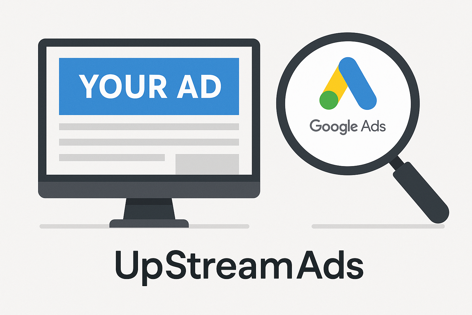 Screenshot of the UpStreamAds dashboard